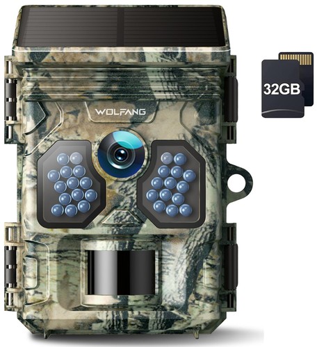 Wolfang solar wildlife camera - wildlife,