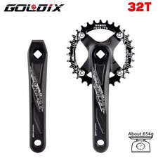 Goldix X Gear 1x Crank Set Single Speed Square Taper Crankset 170mm 32T