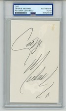 George Michael ~ Signed
