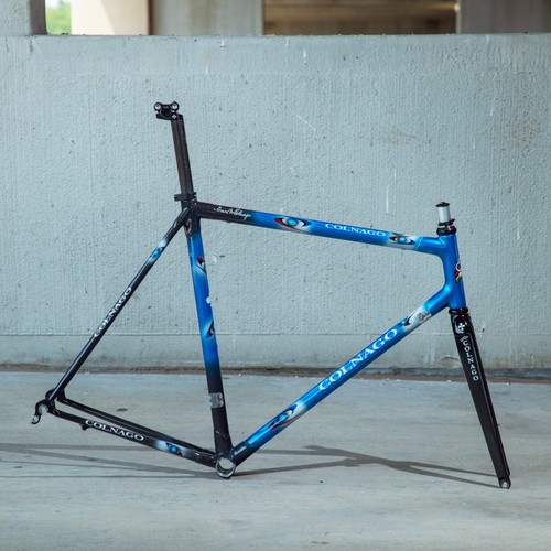 Blue colnago c40 carbon fiber - blue,