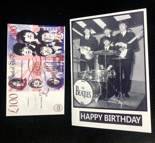 The beatles birthday card - beatles,