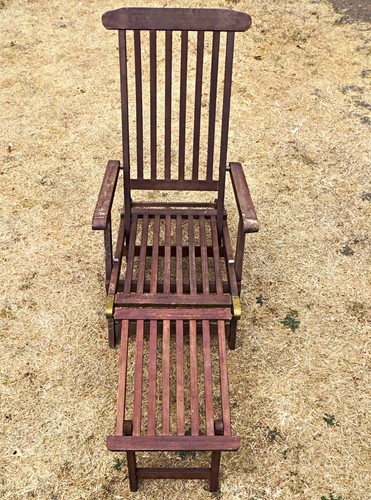 Vintage solid wooden - wooden, reclining