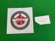 Simply Red The Spirit of Life Tour 2000 Program And Ticket Stub