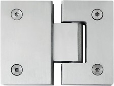 Alise Heavy Duty 180� Glass Door Hinge Stainless Steel Brushed