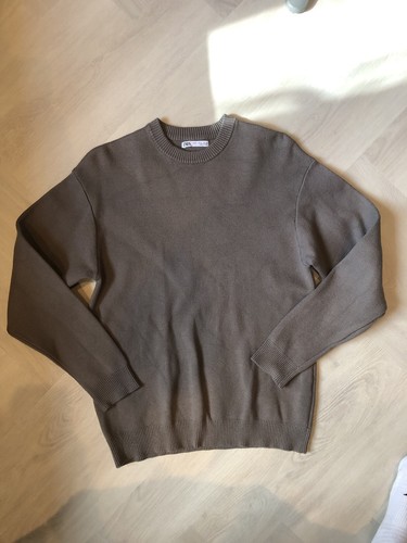 Men zara grey - grey, neck