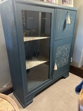 Antique Pine Bureau Bookcase Display Cabinet Writing Desk