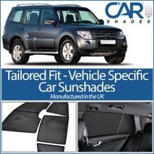 Mitsubishi Shogun 5dr 2006-21 CAR SHADES WINDOW SUN BLINDS PRIVACY GLASS TINT