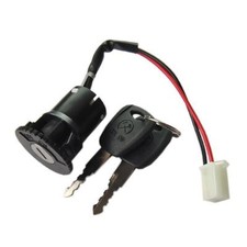 Electric Bicycle Lock Set Ignition Switch Key Lock Set for Moped Biker