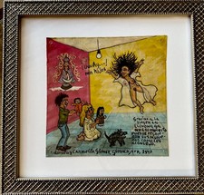 Mexican Retablo on Tin La