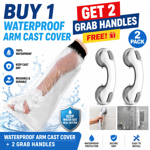 Waterproof full leg cast cover - waterproof,