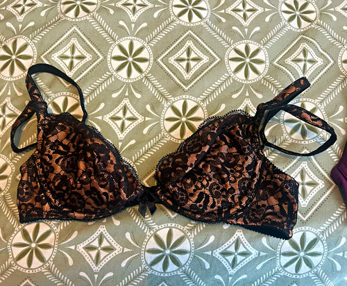 Gossard nude and black lace - black,
