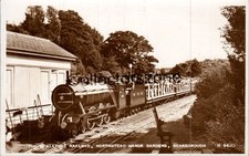Scarborough Northstead Manor Gardens Railway Real Photo postcard Valentines