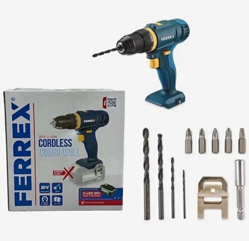 Ferrex 20v combi drill - ferrex, /