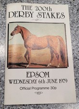 Official Programme 200th Derby Stakes Epsom 1979