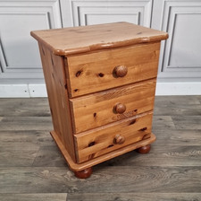 Vintage Pine Bedside Cabinet -