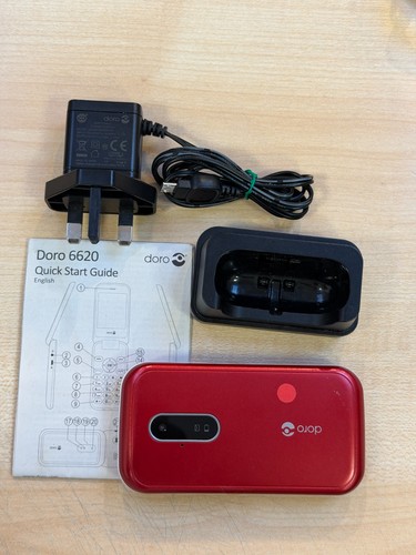 Doro 6620 red unlocked - 6620, 3g