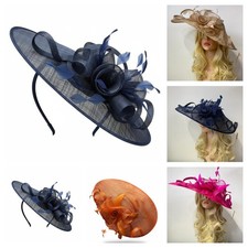 Large Flower Feather Hatinator