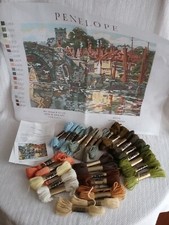 Vintage Penelope W. Briggs Stone Bridge Tapestry Kit MR314 13" x 18"