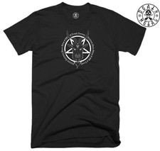 Baphomet Goat T Shirt Music Clothing Metal Rock Pentagram Goth Devil Satanic Top