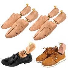 Pair wood men shoe - pair, men's