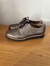 Clarks Bronze Artisan Glick Darby Oxford Flats Size 6 