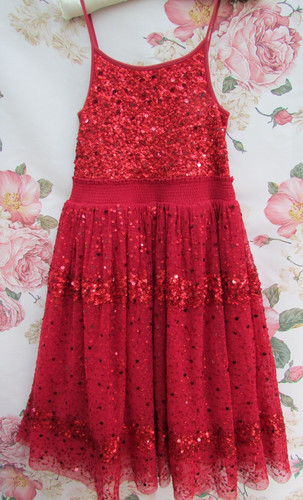 Next red mix - sequin, layer