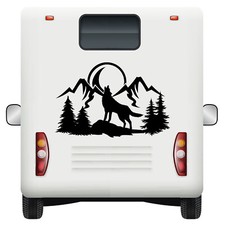 Car Stickers Wolf Mountain