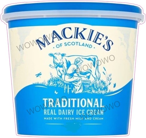 Ice cream van - sticker, mackie's