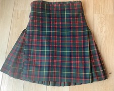 Vintage Scottish Handmade Kilt, Macintosh Modern Tartan ,Waist 30-32 Inches