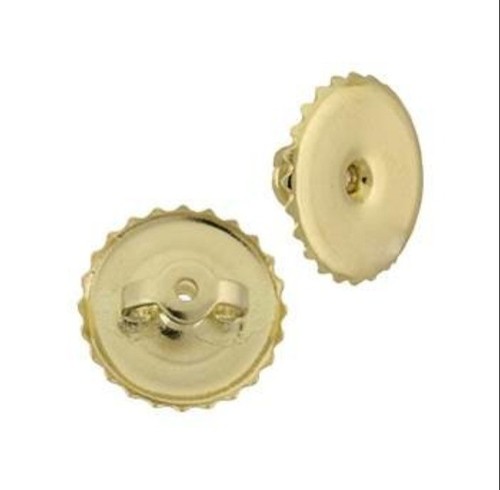 Pair 9mm large 14k - pair, solid