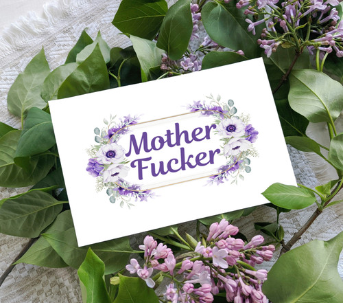 Rude greeting card mother - greeting,