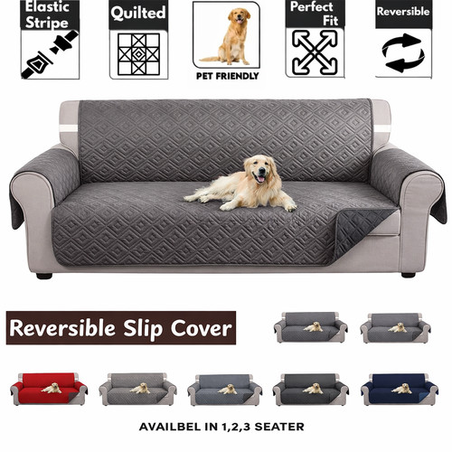 Quilted sofa cover slip covers - quilted,