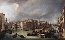 Canaletto the Grand Canal with