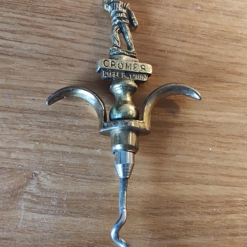 Vintage corkscrew brass - vintage,