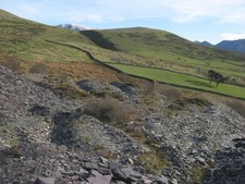 Photo 6x4 Tip runs Llanllechid