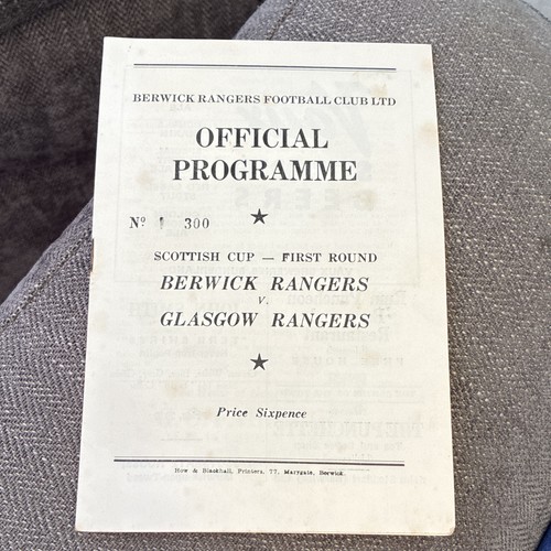 Berwick rangers glasgow - rangers,
