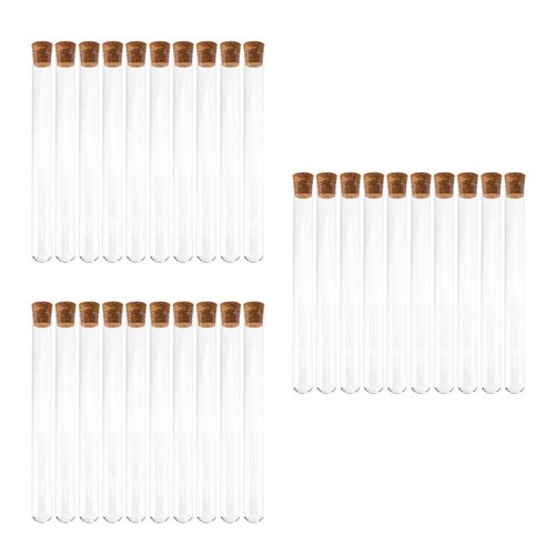 30pcs clear glass - test, tubes