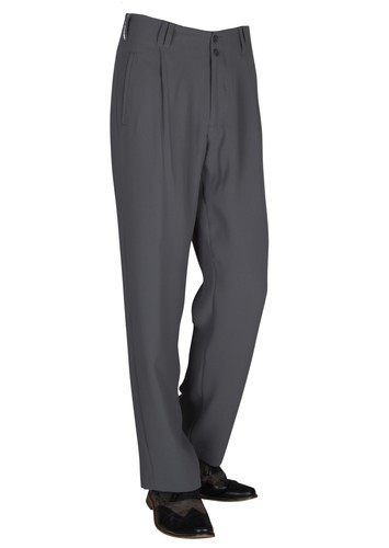 Green and grey pleated - and,