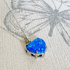 Lucky Blue Opal Solid 925