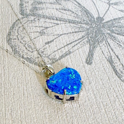 Lucky blue opal solid - blue,