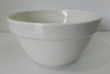6" Diameter Porcelite Pudding Basin Bowl 6" x 3.5" White