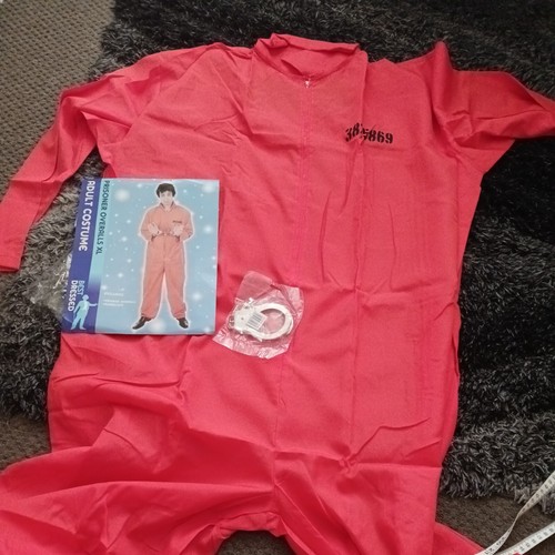 Adult prisoner overalls - adult,