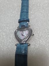 LADIES GENUINE ZEITNER BLUE LEATHER STRAP QUARTZ WATCH. ZL1888. NEW.