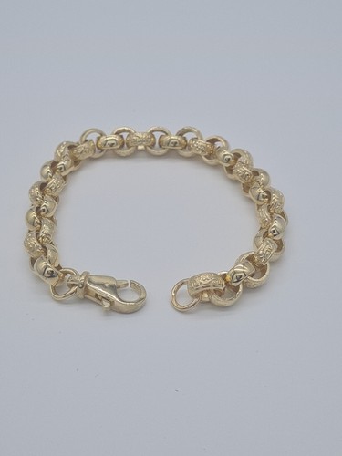 9ct yellow gold solid belcher - yellow,