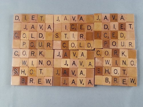 Set scrabble tile - of, 6