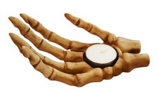 Skeleton Hand Tea Light Candle