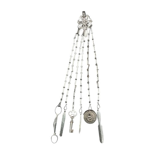 Chatelaine antique silver - antique,
