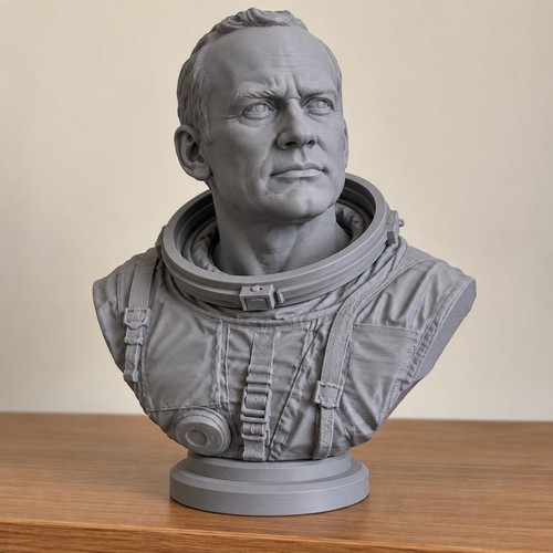 Buzz aldrin astronaut bust - buzz,