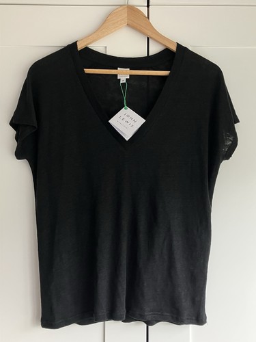 John lewis black - black, v-neck