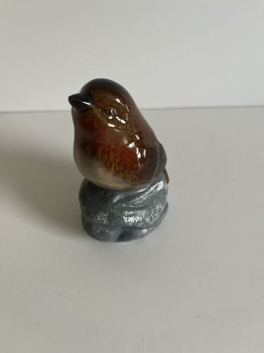 Ceramic robin ornament - robin,